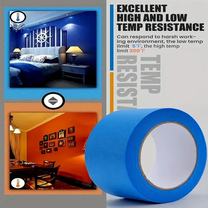 Ruban de peintre bleu, 1/2 pouces