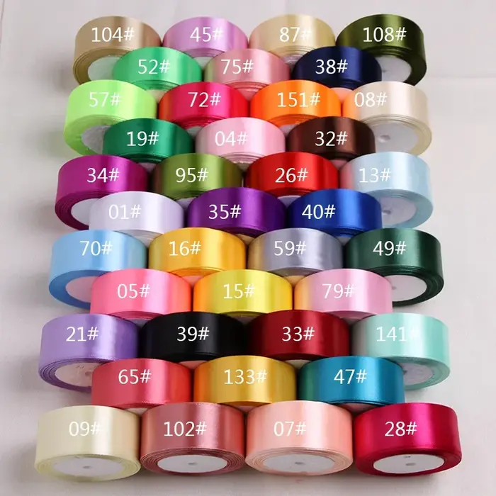 Rubans en Satin Bleu Ciel de 6mm