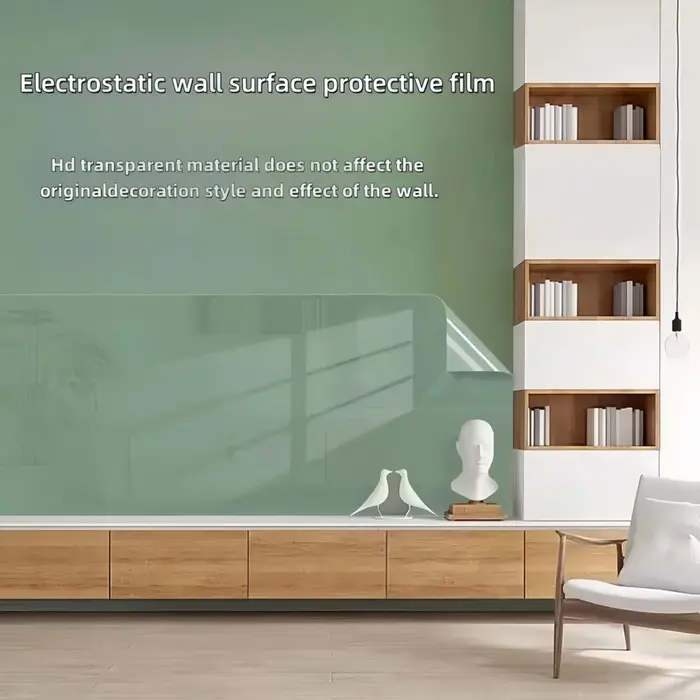 Film protecteur mural transparent