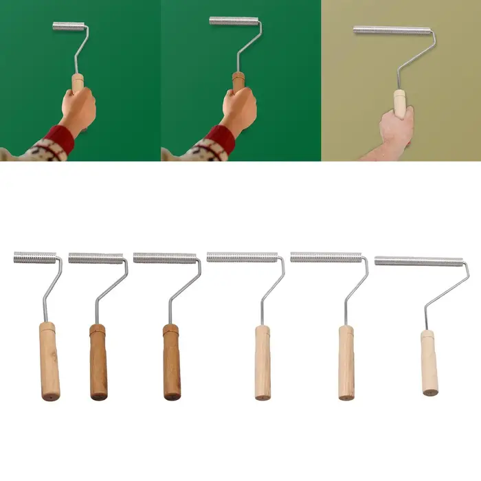 Kit d'outils de rouleau de peinture de stratification d'outil de palette de bulle de fibre de verre 3 pièces Kit