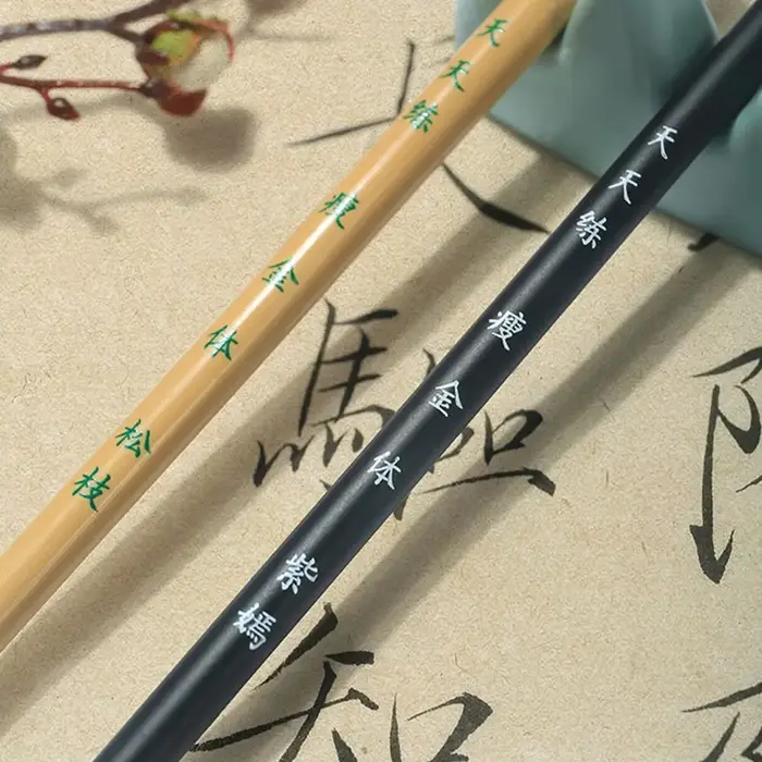 Peinture pratique dessin étudiant cruciforme crochet ligne Fine pinceau calligraphie brosse chinois pinceaux Script