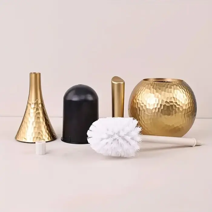 Nouvelle brosse de nettoyage dorée haut de gamme à long manche