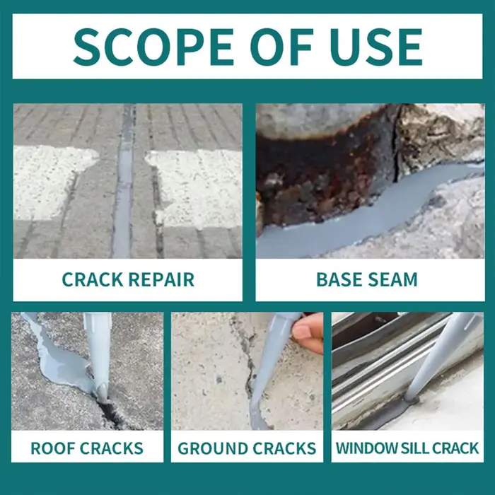 Mastic de remplissage pour fissures de béton 500 ml