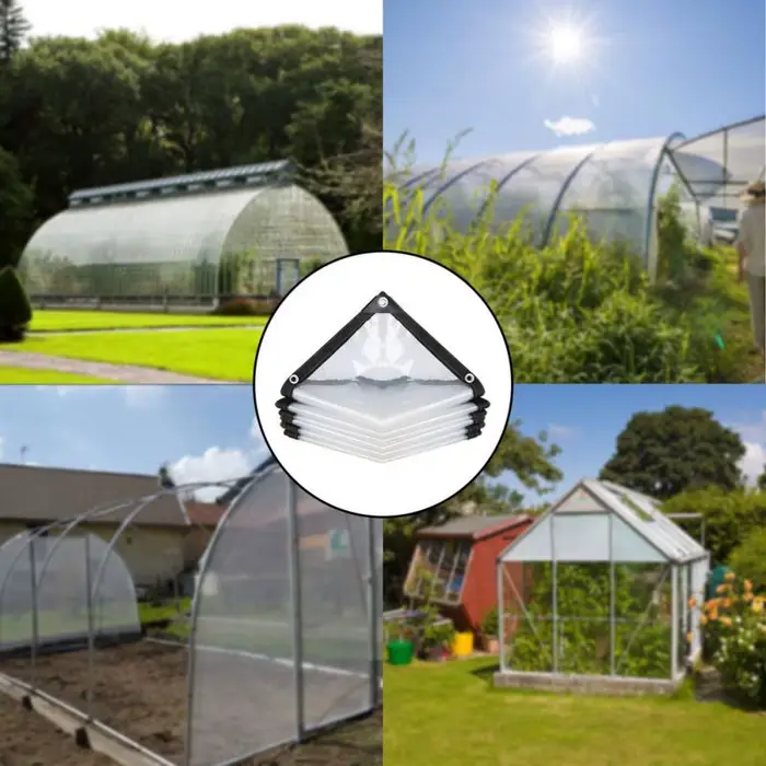Bâche transparente épaisse et imperméable