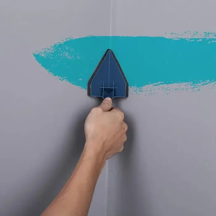 Grand pinceau à tambour auto-amorçant pour peinture murale