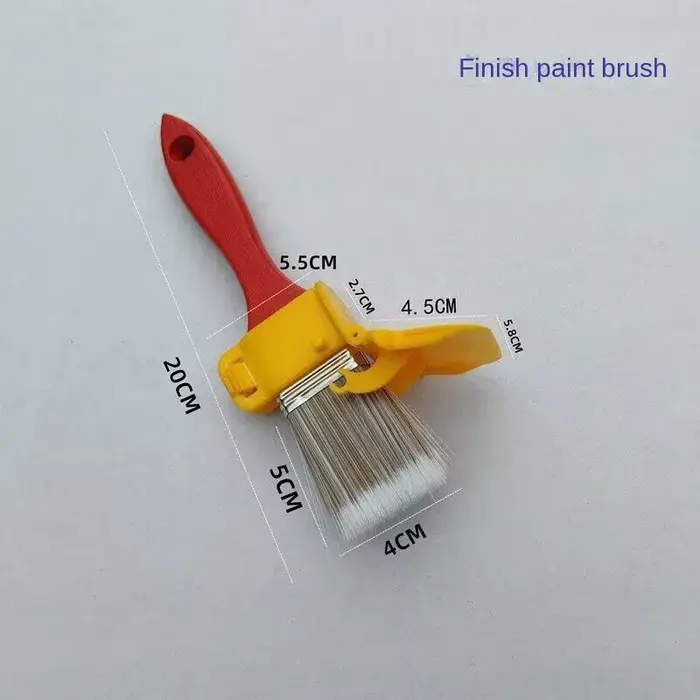 Peinture murale brossage coin intérieur bord dissimulé coupe séparation des couleurs pinceau Edger outil Kit de rouleau à main