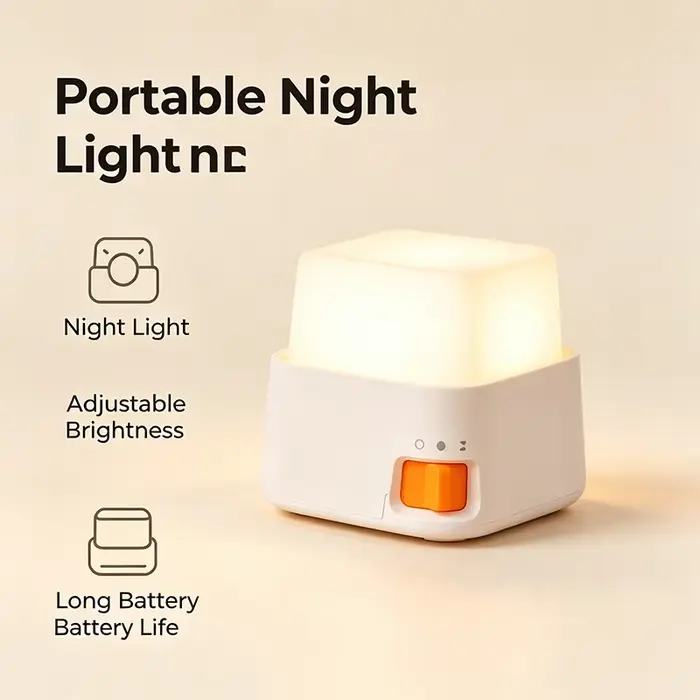 LED veilleuses lampe de Table de chevet décoration de chambre USB