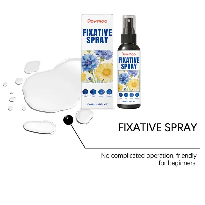 Fixateur en spray pour dessins et peintures