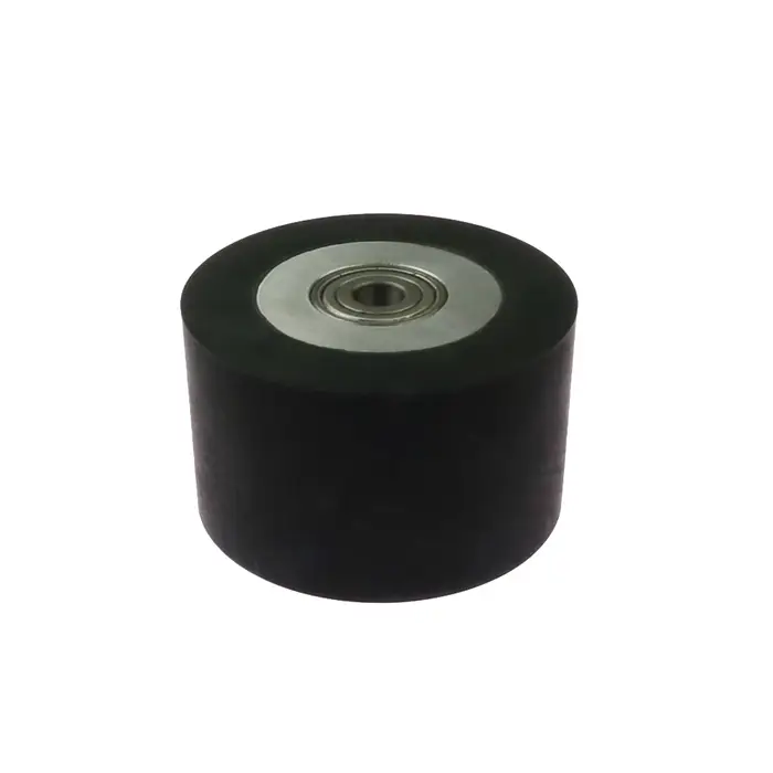 100*50mm/60mm/70mm Surface lisse rouleau en caoutchouc meuleuse à bande roue support tendeur