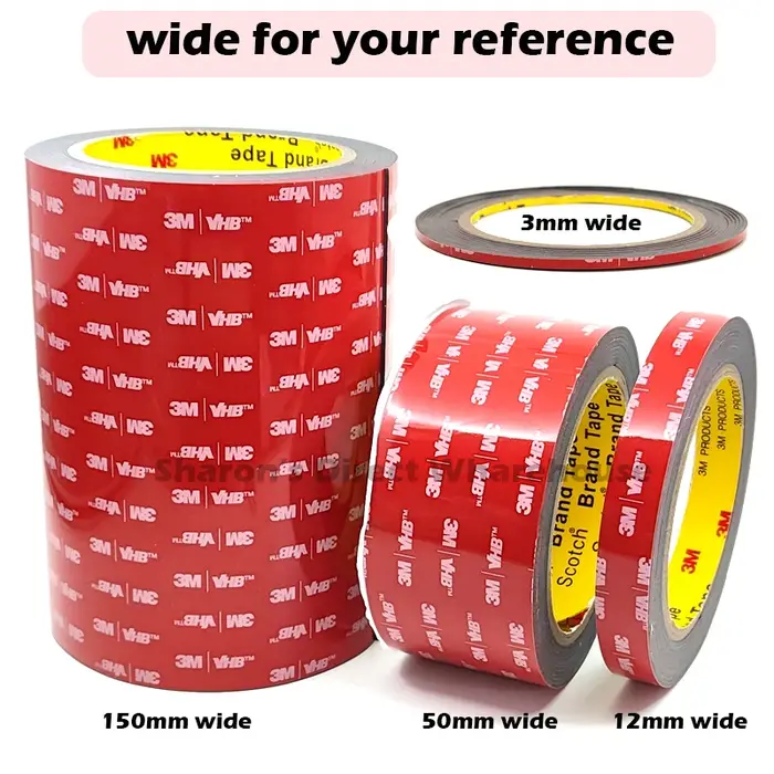 Ruban vhb double face de 3 m