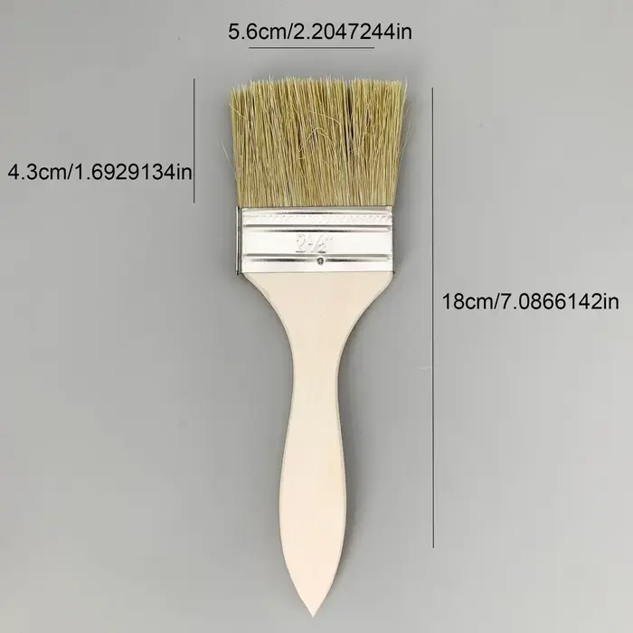 Brosses à manche avec poils en poils de 65mm