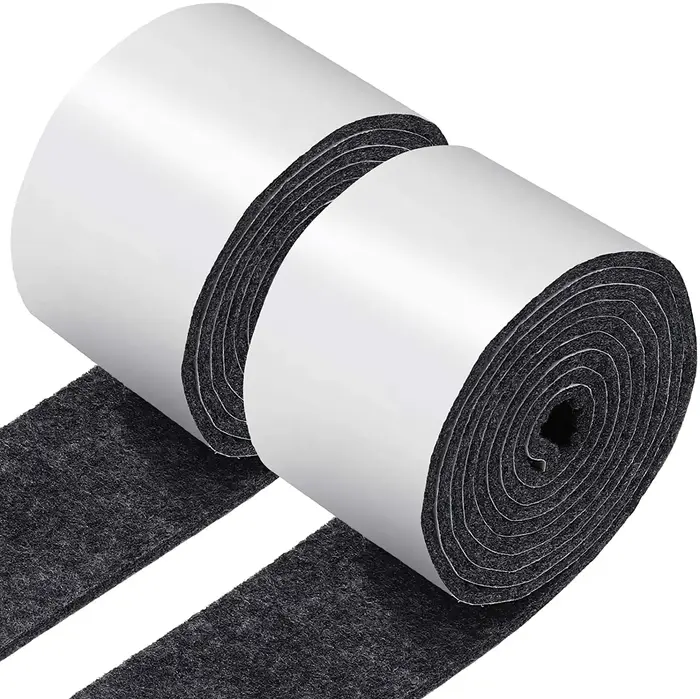 Rouleau de bande de feutre auto-adhésive en feutre de Polyester, protecteur de Surface dure, bandes
