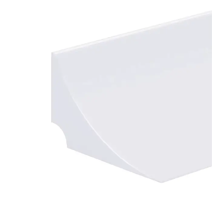 Bande de barrière étanche noire et blanche, 1/2m, pour porte de douche, bande d'arrêt d'eau, salle d