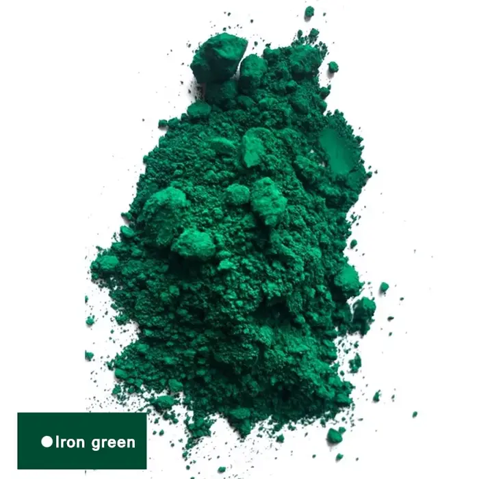 Poudre de carbone pigmentée d'oxyde de fer, couleur de ciment de première qualité, revêtement de cha