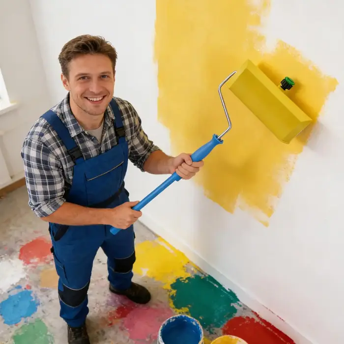 Nettoyeur de rouleaux à peinture professionnel