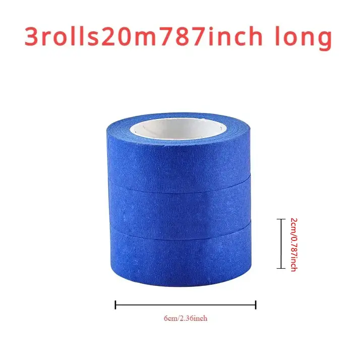 3 - Ensemble de rouleaux de ruban adhésif multi-surfaces : 20 m/rouleau