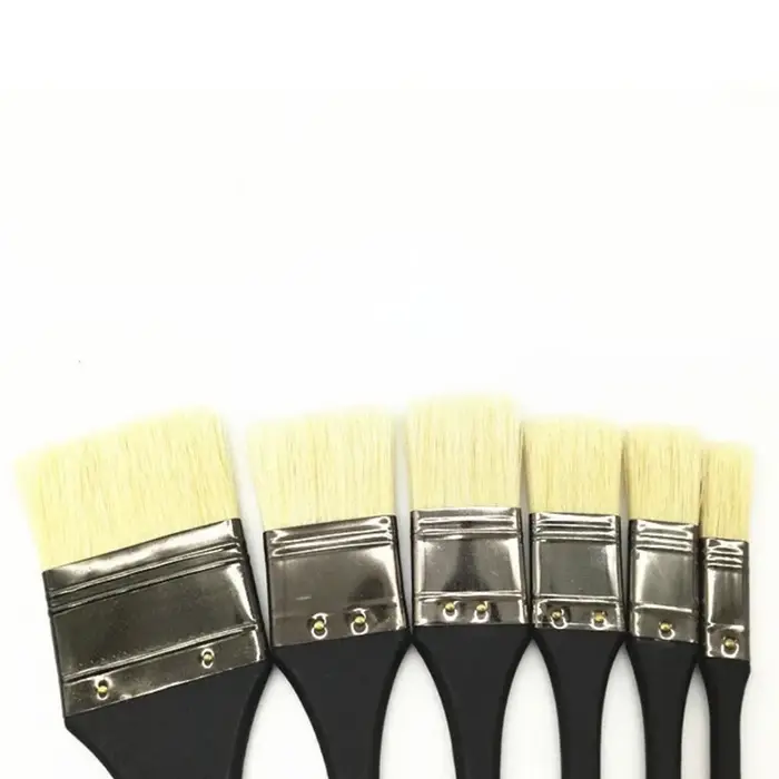 6 pièces/ensemble, brosse à poils de haute qualité pour peinture